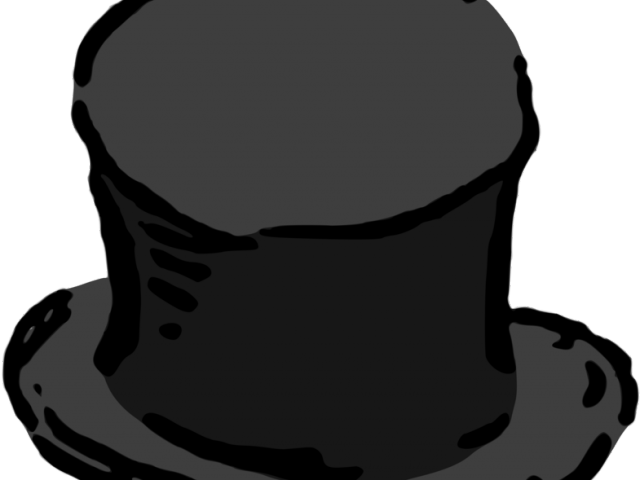 Top Hat Clipart Fedora Hat (640x480), Png Download