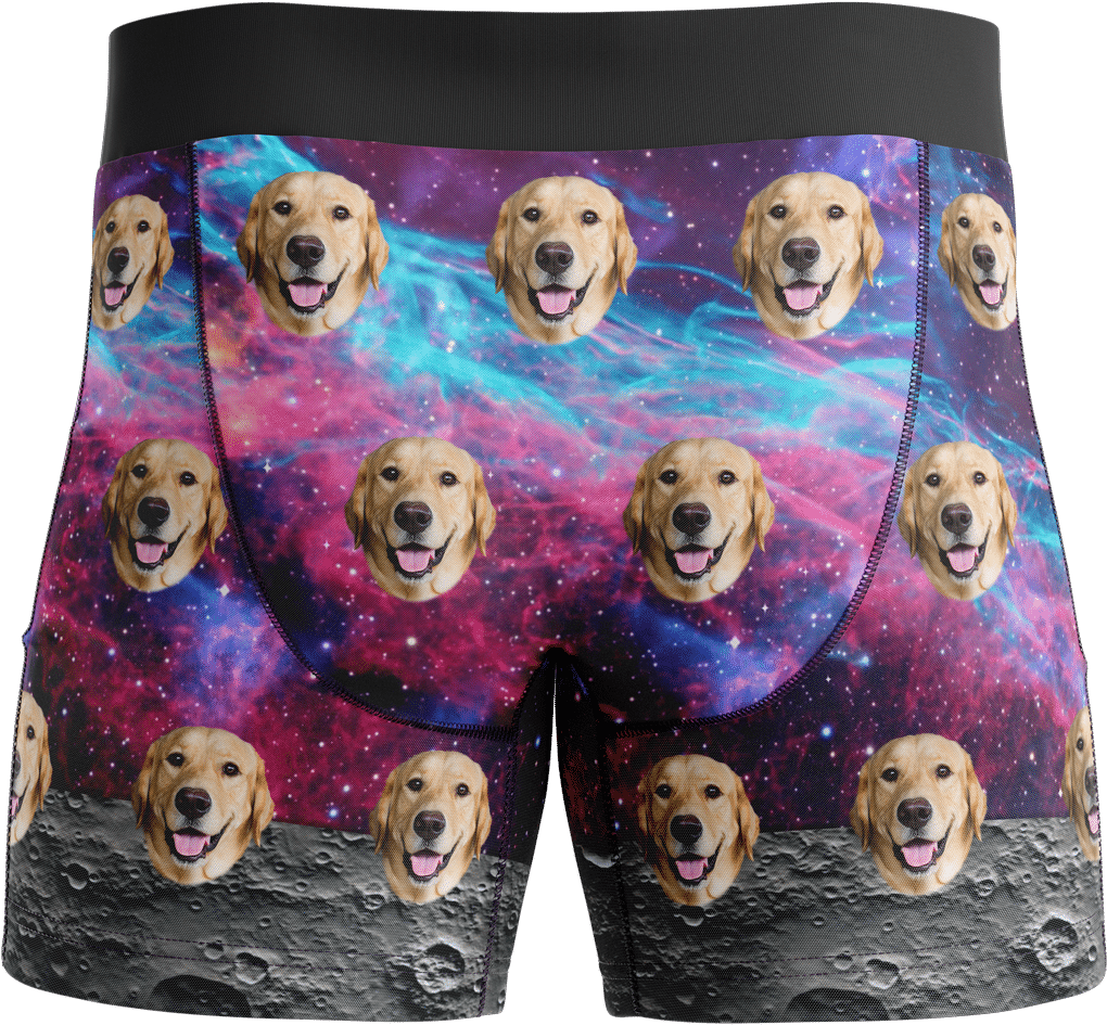 Put Your Face On Boxers - Board Short (1400x1400), Png Download