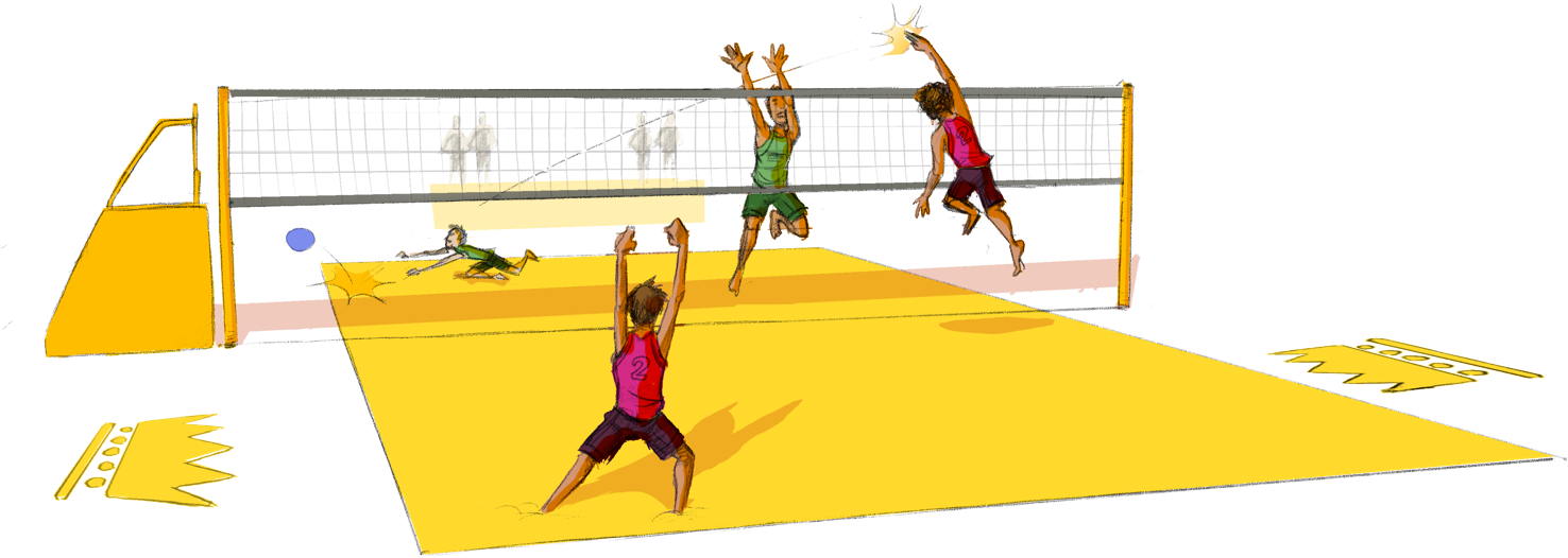 Be The King - Volleyball (1480x784), Png Download
