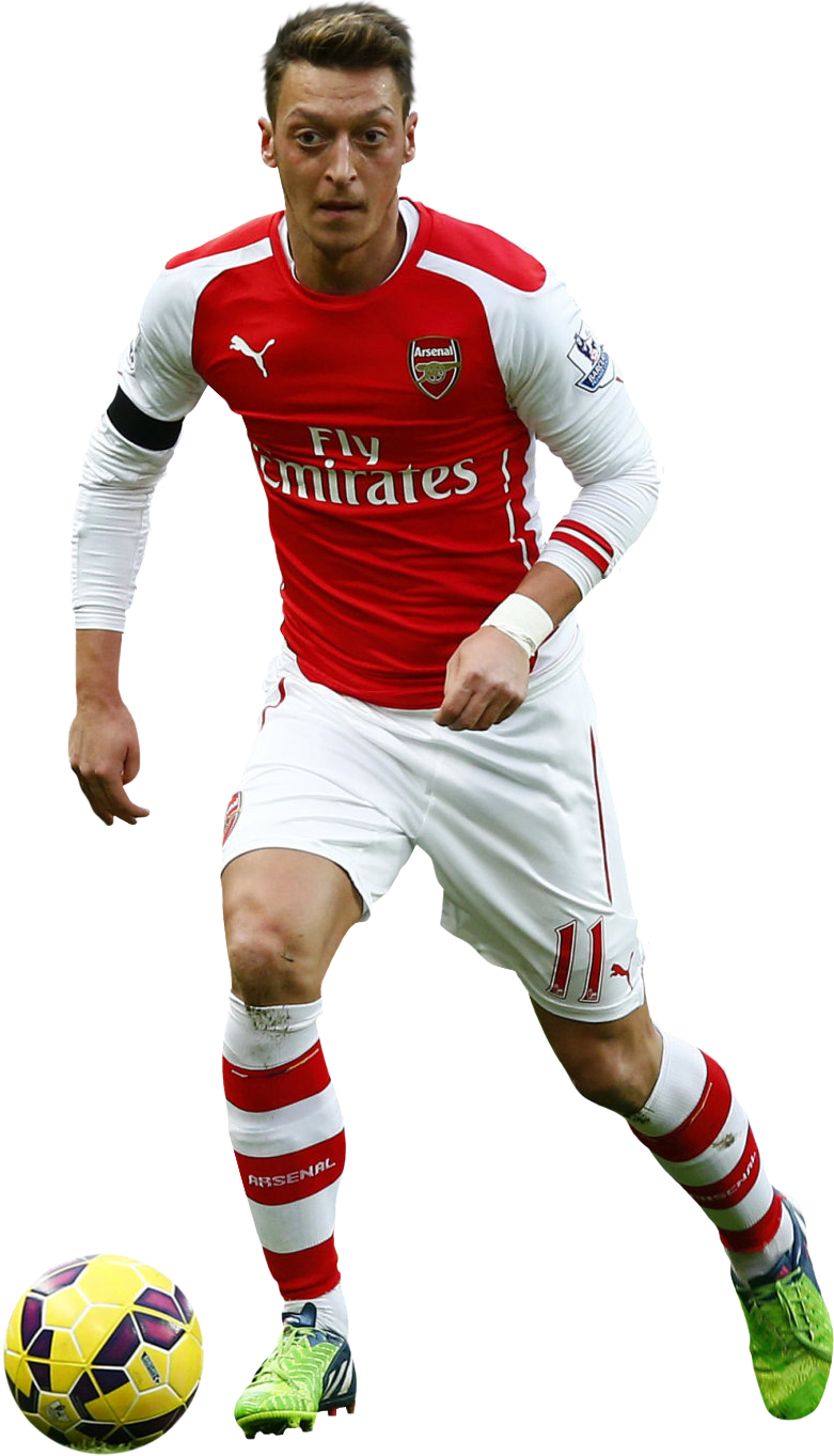 Mesut Ozil Of Arsenal Fc (781x1363), Png Download