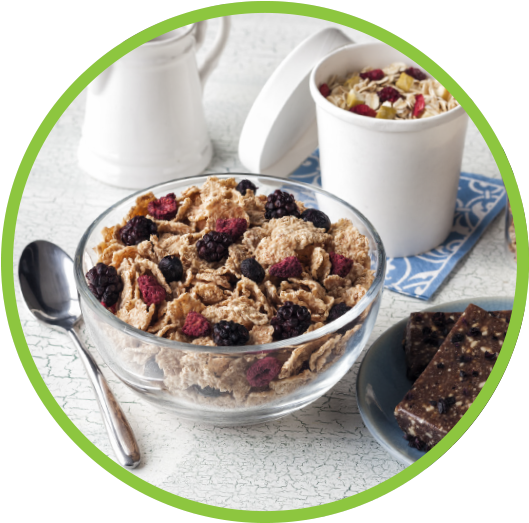 Breakfast Md Circle - Muesli (562x562), Png Download