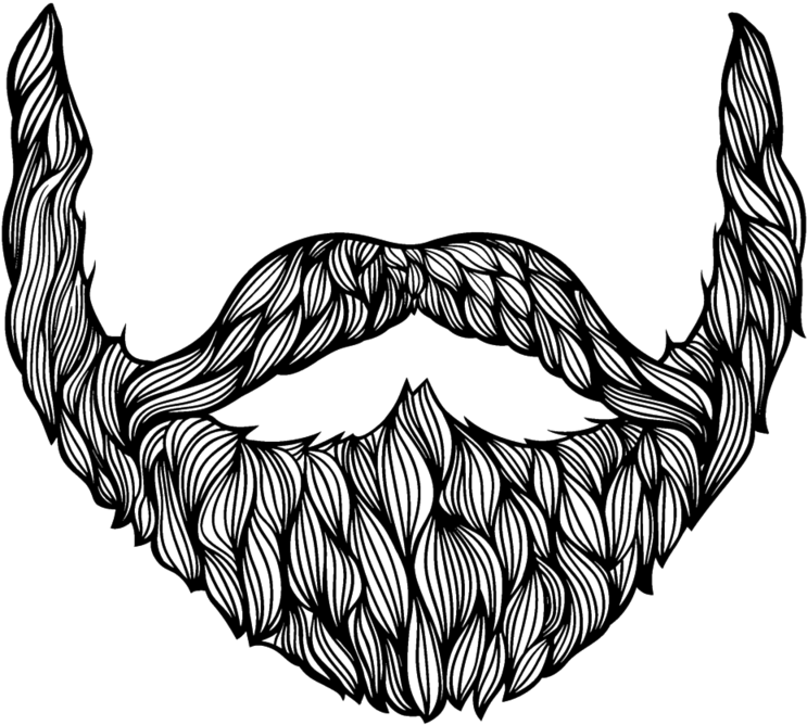 This Png File Is About Beards , People - Drawing Of Beard (800x725), Png Download