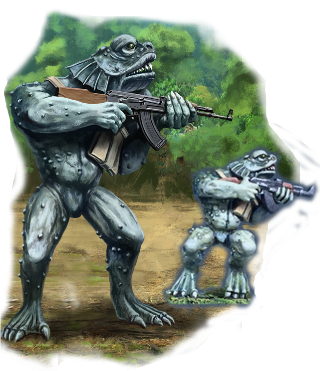 No One Knows From Where The Adaro Creatures Originated - Action Figure (677x752), Png Download