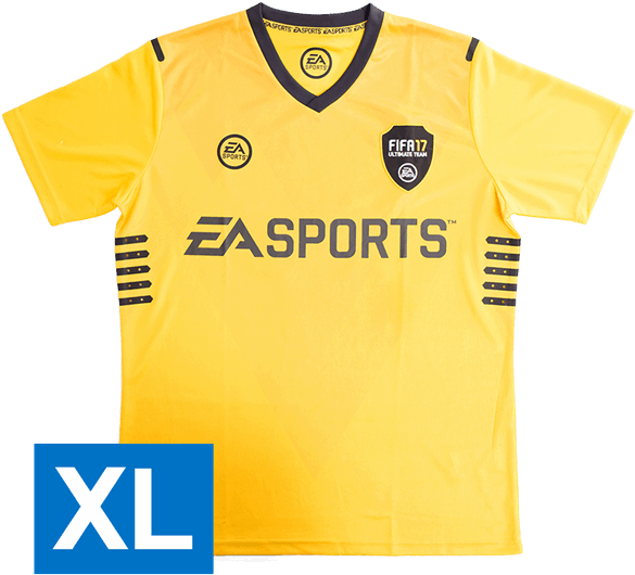 Fifa 17 Away Jersey Mens T-shirt - Sports Jersey (600x600), Png Download