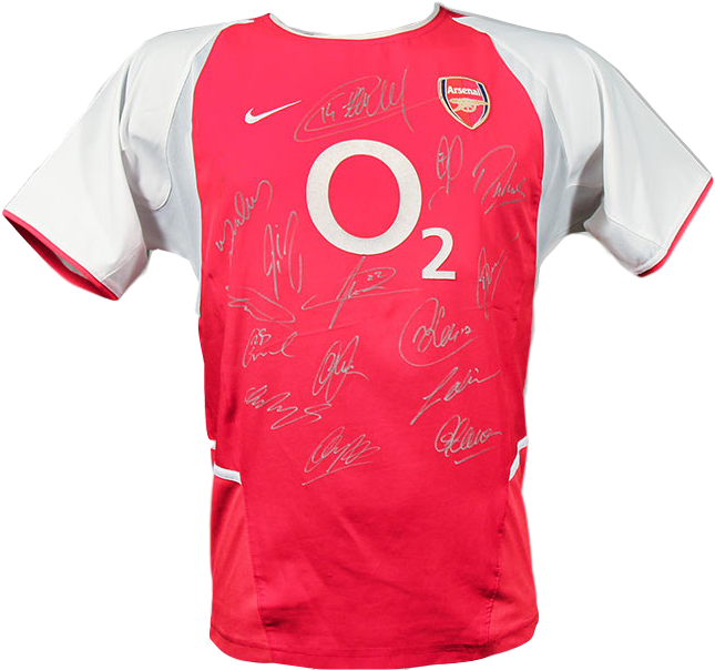 Arsenal Shirt 03 04 (706x632), Png Download