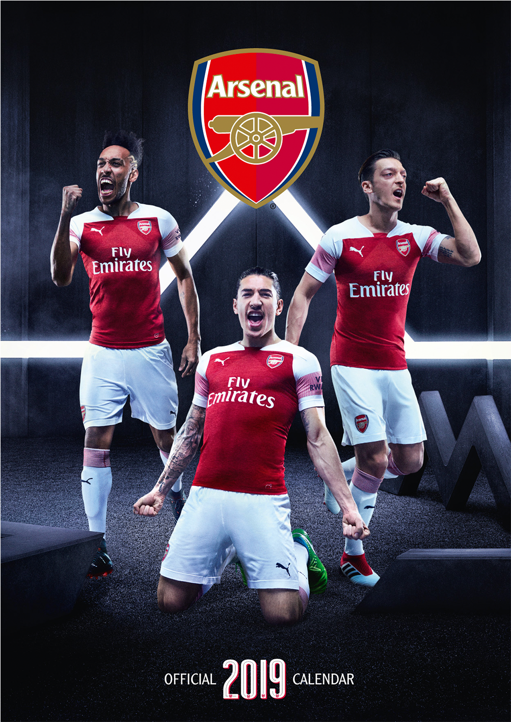 Arsenal A3 Calendar - Arsenal 2019 Calendar (1600x1600), Png Download