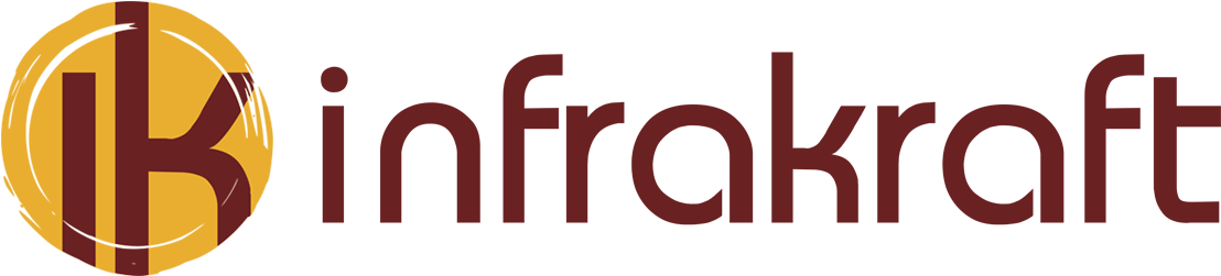 Infrakraft Logo Infrakraft Logo - Graphic Design (1428x350), Png Download