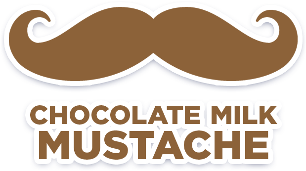 Trumoo Brand Milk Stickers Messages Sticker-6 - Chocolate Milk Mustache Png (618x618), Png Download