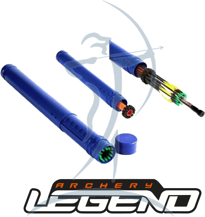 Legend Archery Arrows Telescopic Tube With Arrows Holder - Fishing Rod (900x900), Png Download