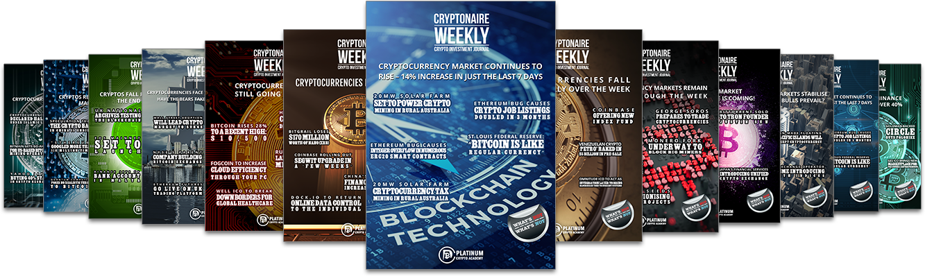 Cryptonaire Weekly Magazine Covers - Flyer (1333x398), Png Download