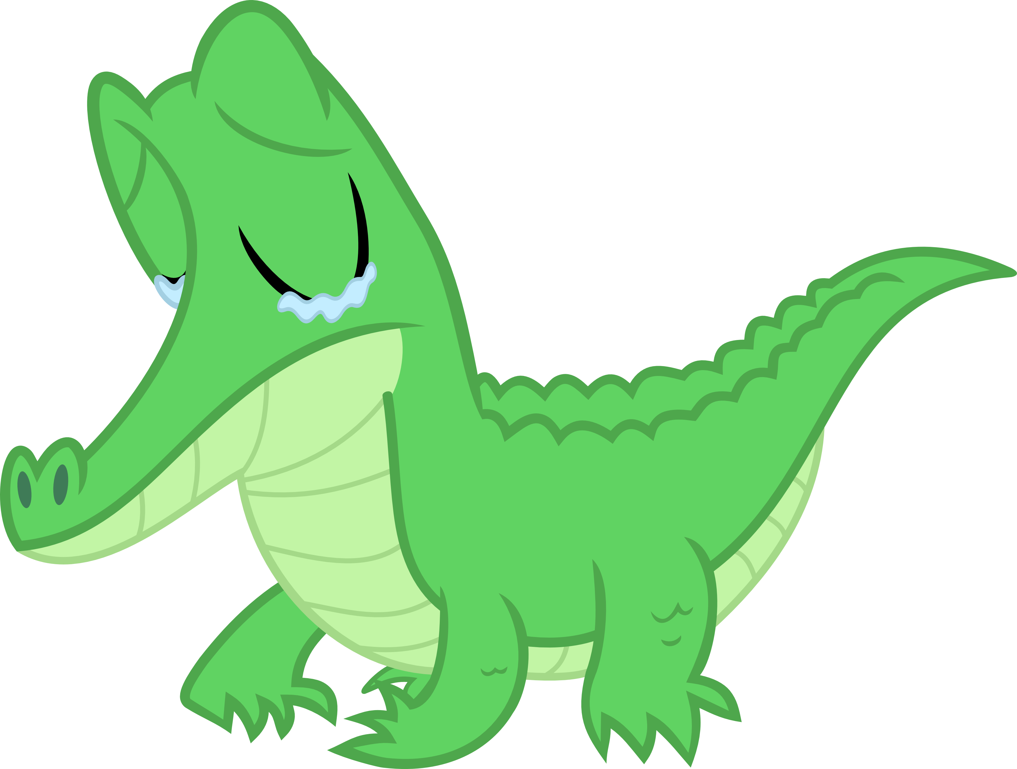 3506 X 2651 5 - Sad Crocodile Cartoon (3506x2651), Png Download