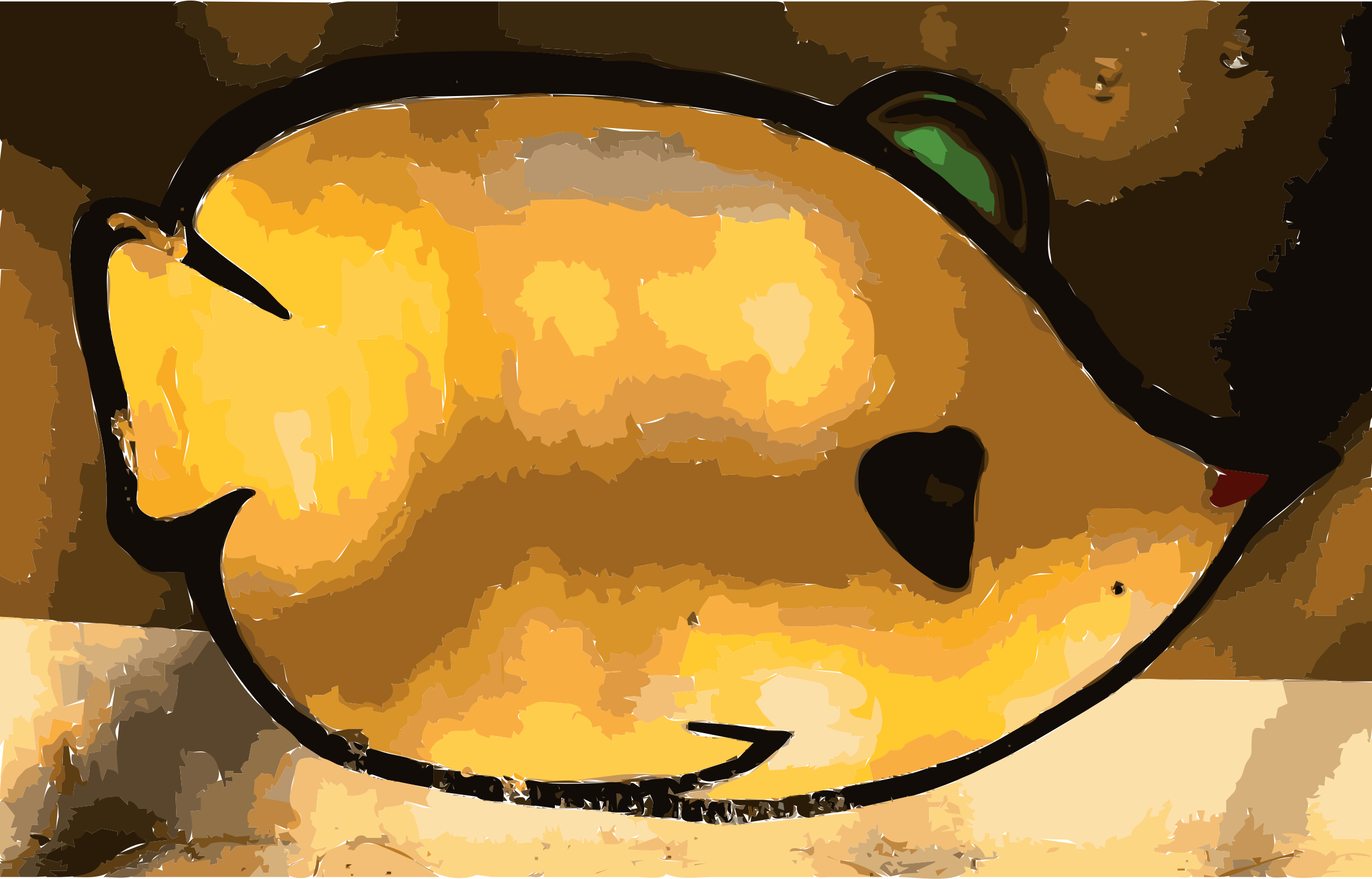 This Free Icons Png Design Of Found Cartoon Animals (2400x1537), Png Download