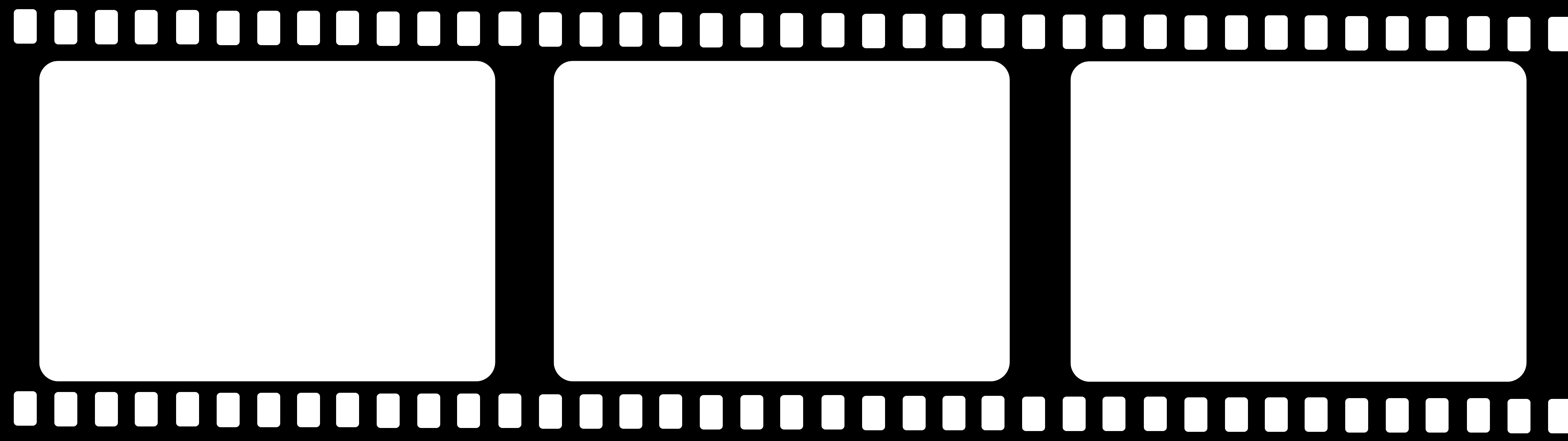 Film Strip Border (4096x1152), Png Download