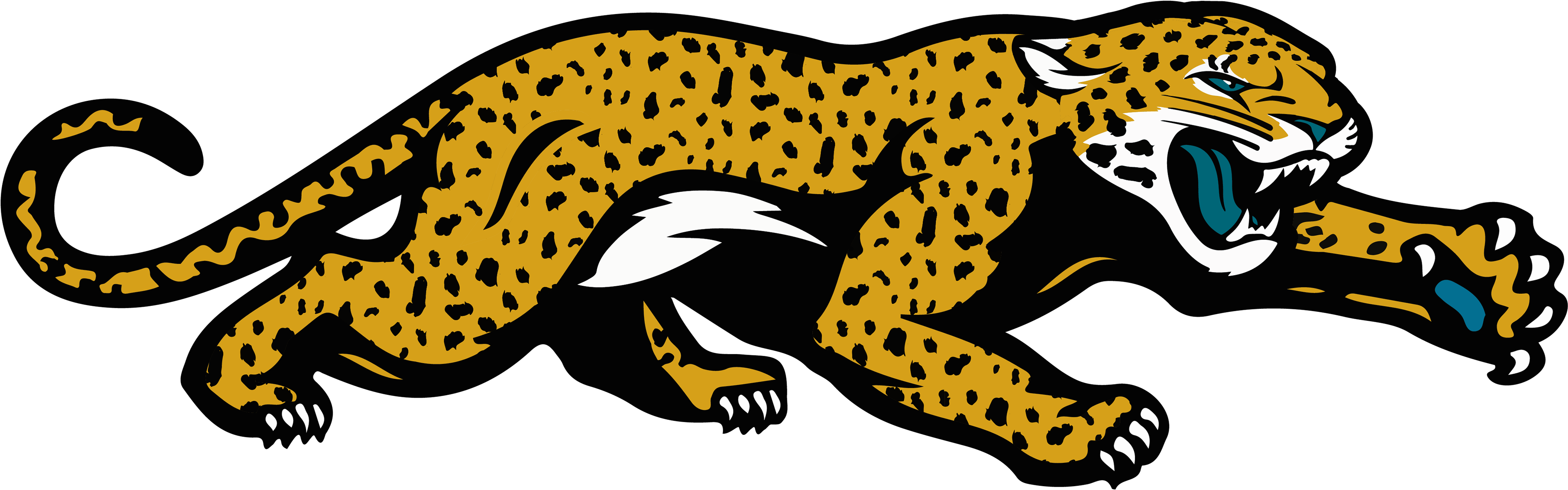Jacksonville Jaguars Concept Logo (3840x1311), Png Download