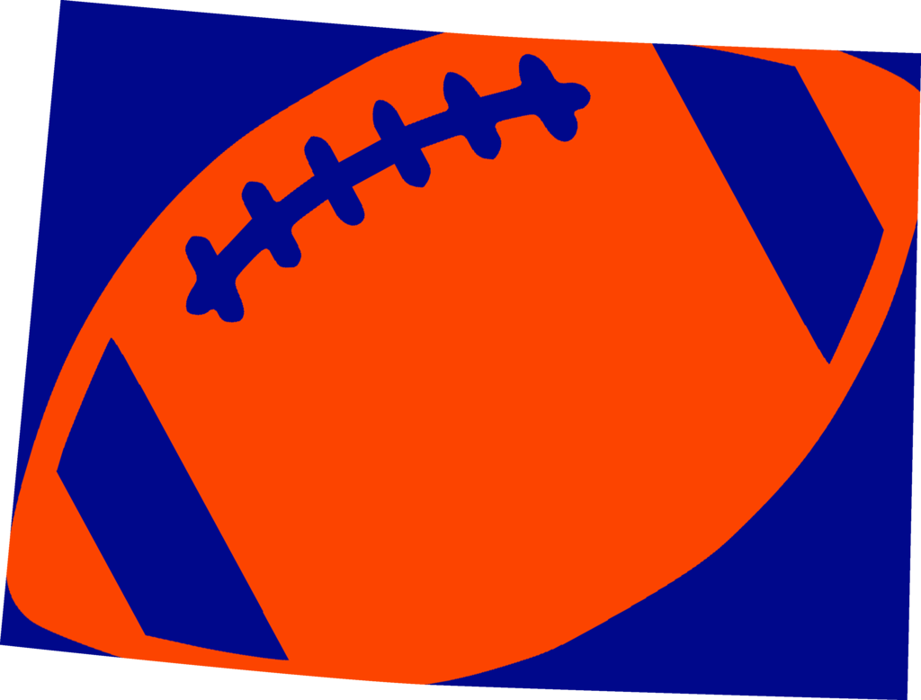 Denver Football Design (1024x778), Png Download