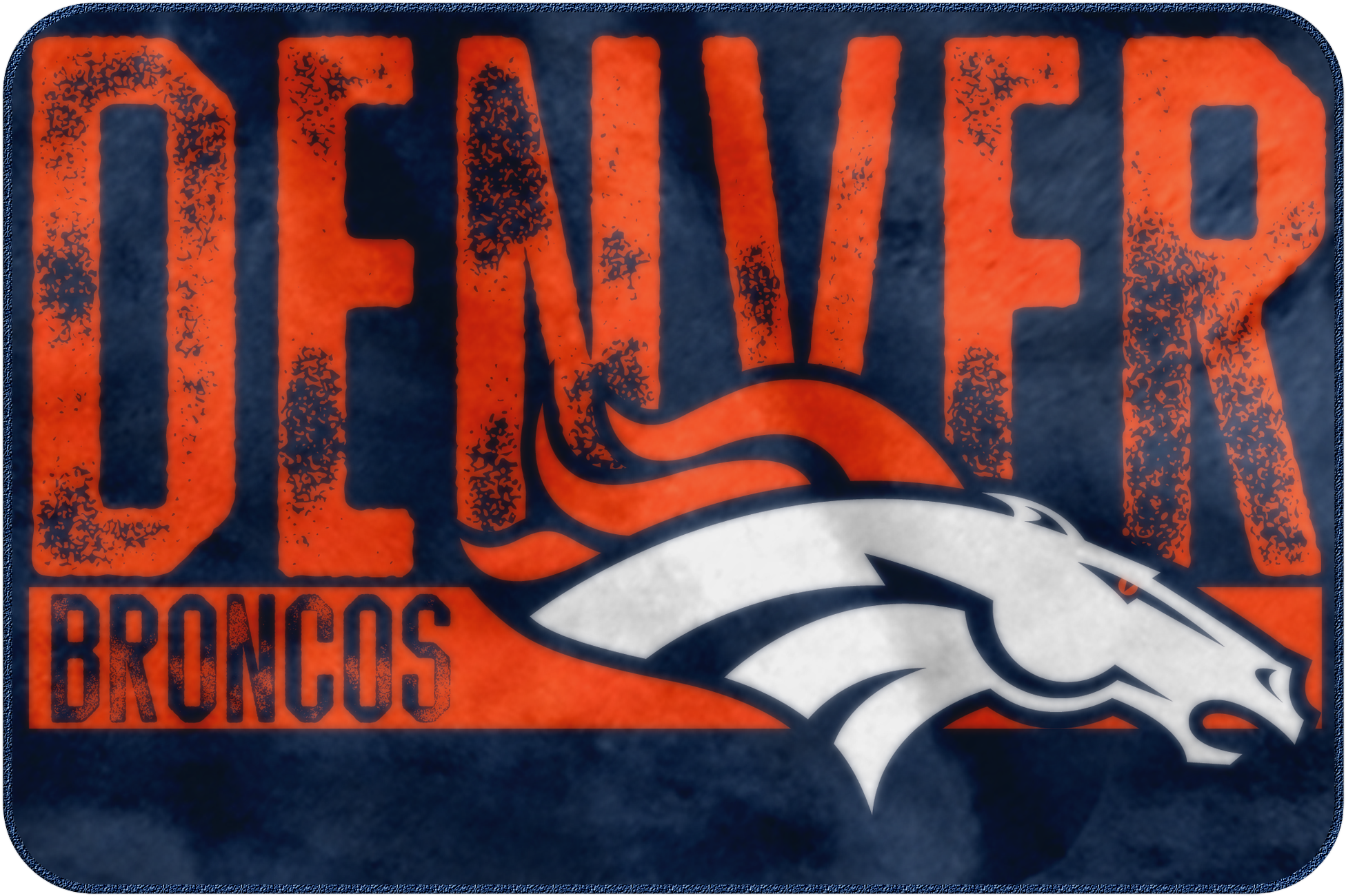 Quick View - Denver Broncos Time To Ride (2100x2100), Png Download