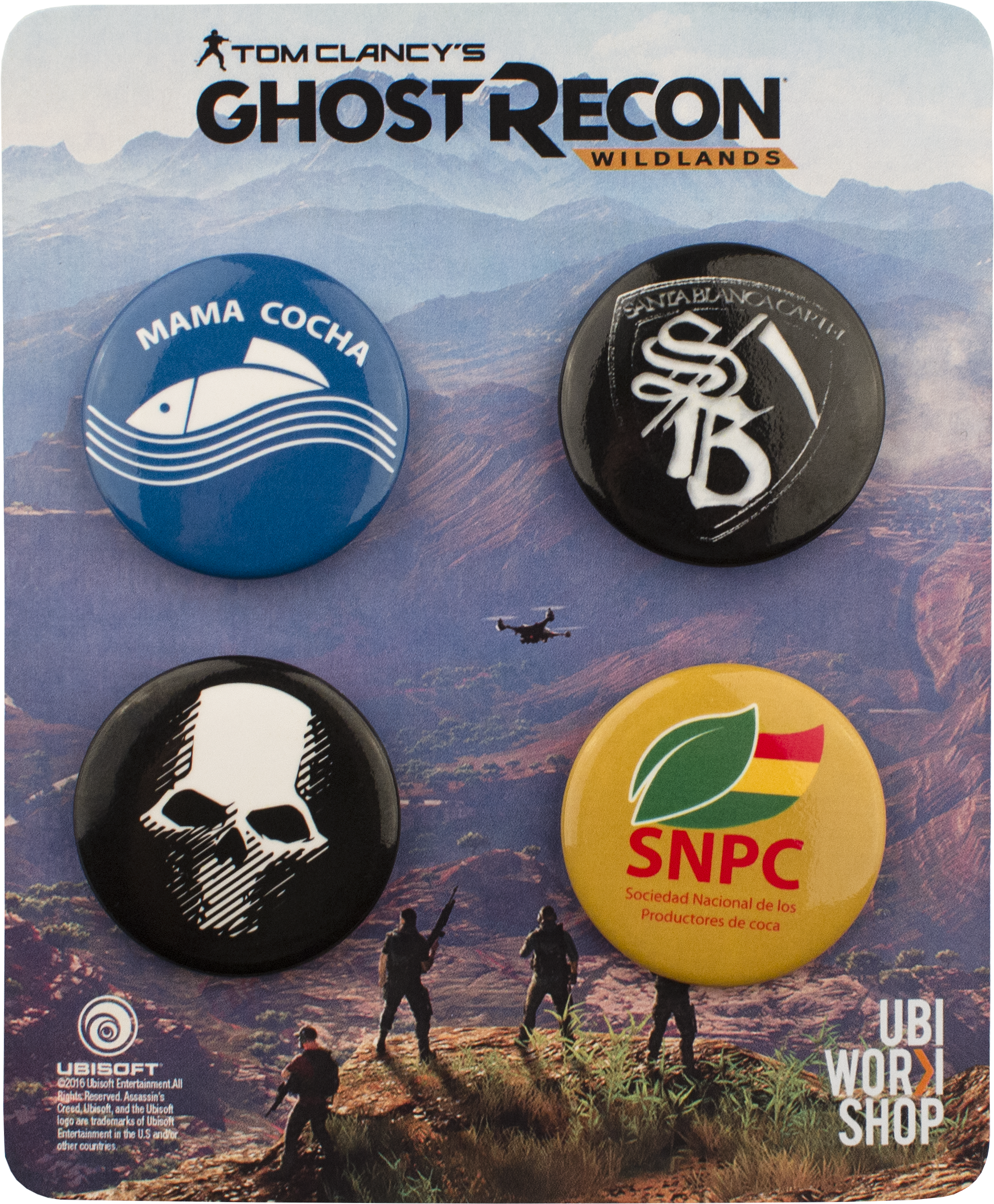 Ghost Recon Button Collection Set (4928x3264), Png Download