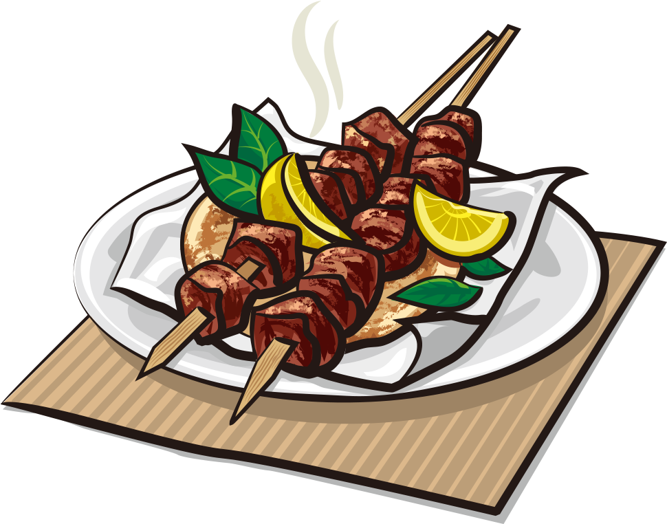 Kebab Clipart Gyro - Kebab Vector Png (1000x1000), Png Download