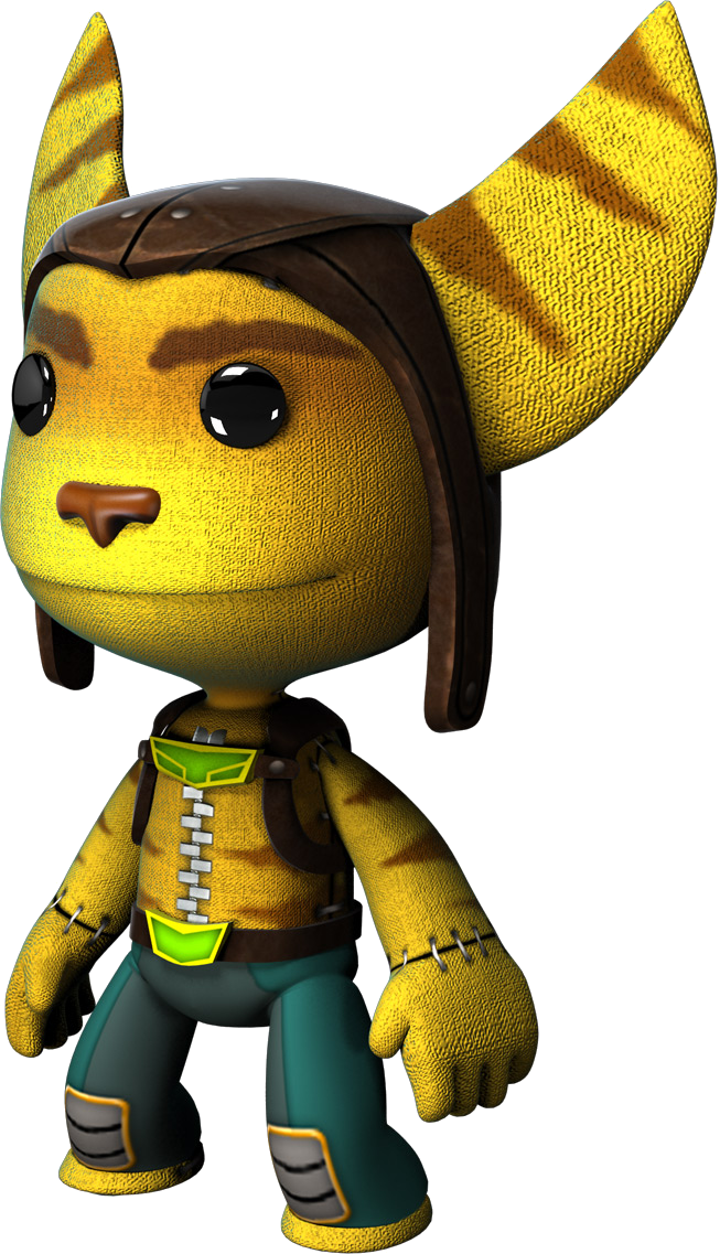 Image Result For Ratchet Clank Outfit - Little Big Planet Ratchet And Clank (653x1137), Png Download