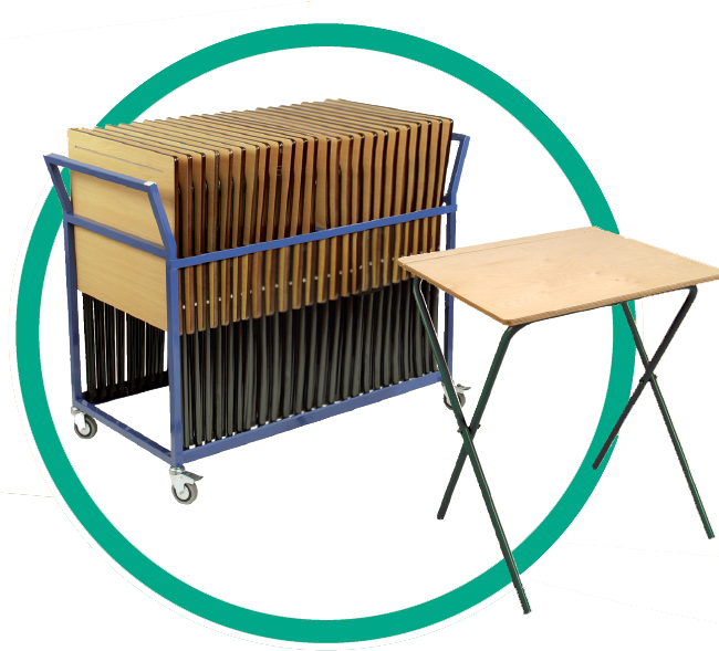 Exam Desk Espo - Desk (649x599), Png Download