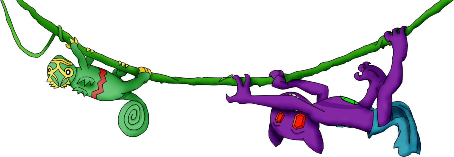 Massani As Young Background By Pokemon Traceur - Tarzan With Transparent Background (1517x527), Png Download