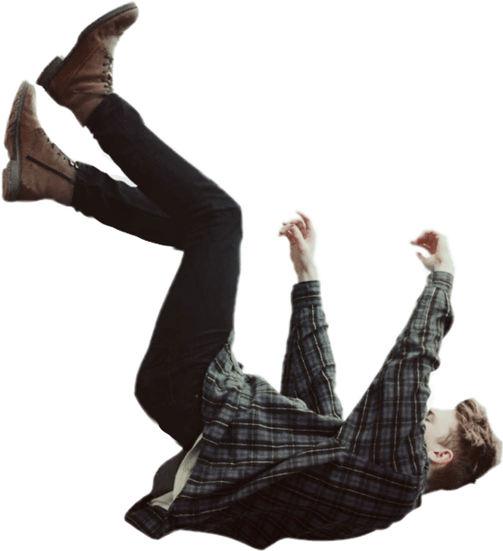 People Falling Png (1024x1121), Png Download