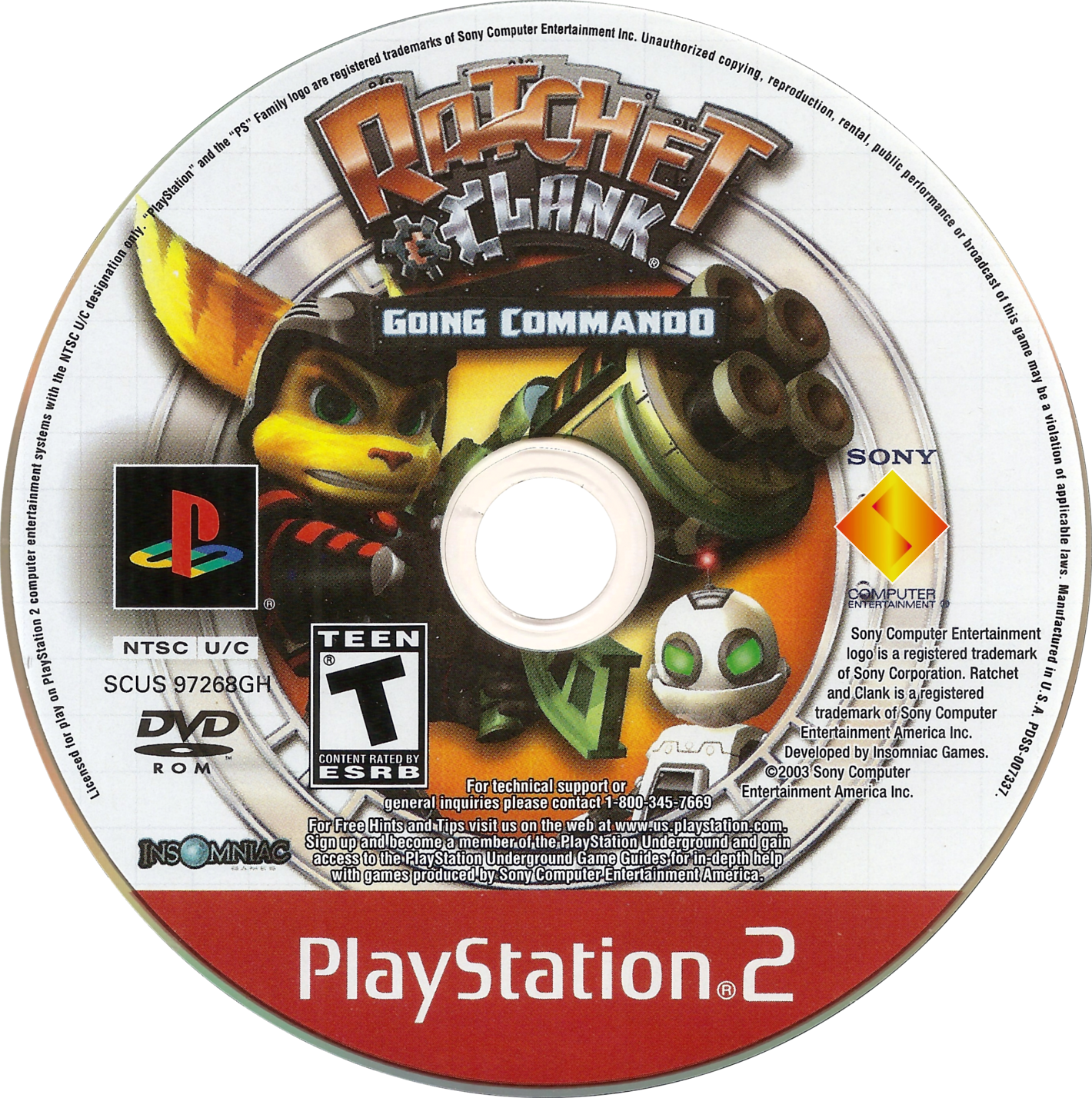 Ratchet & Clank - Ratchet & Clank: Up Your Arsenal (1420x1428), Png Download