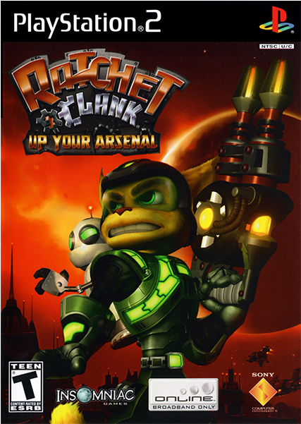 Ratchet And Clank Up Your Arsenal - Ratchet And Clank Playstation 2 (600x600), Png Download