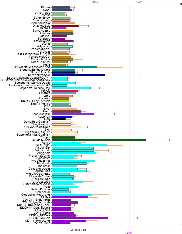 Megf8 Tissue Expression - Diagram (656x862), Png Download