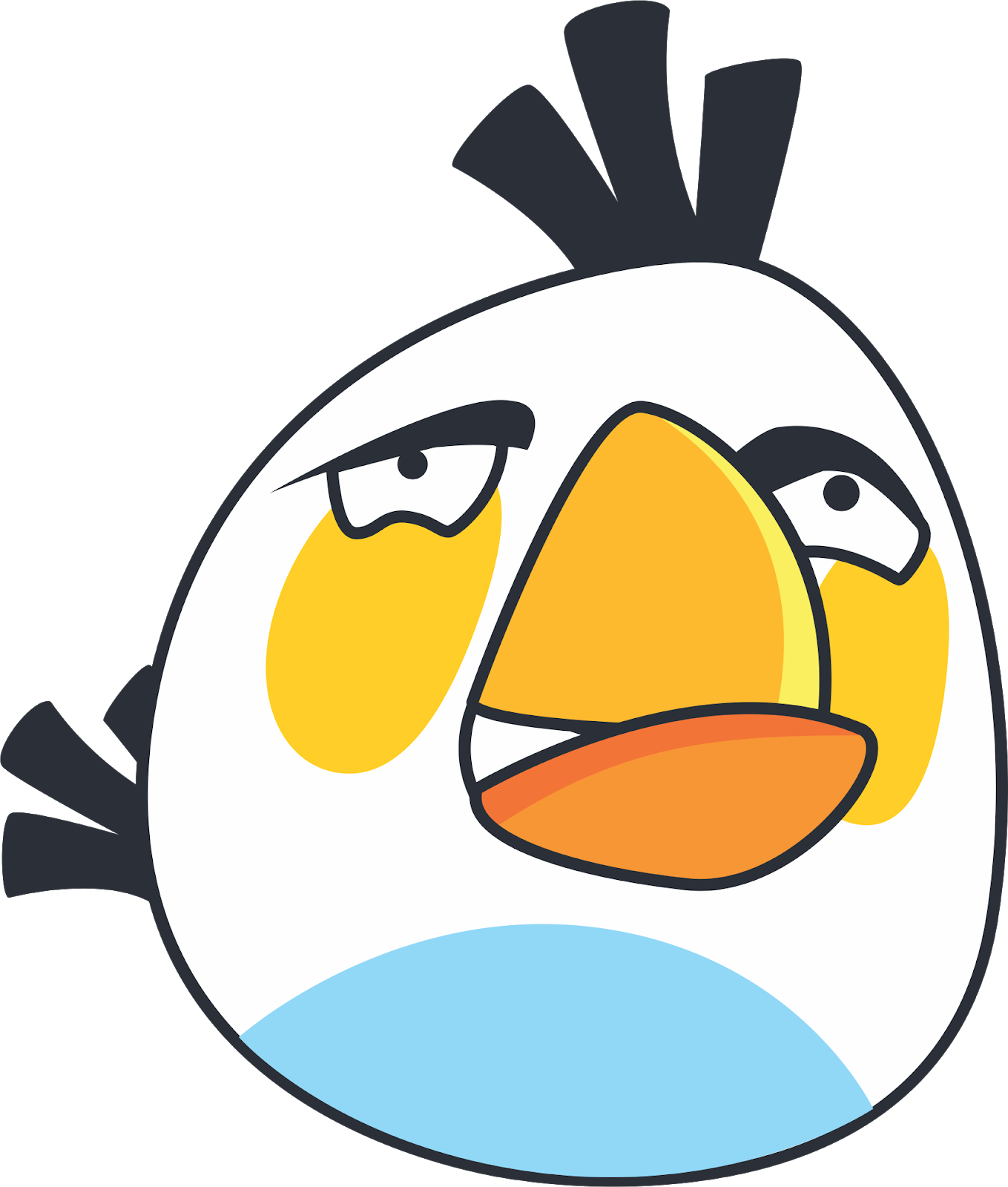 Angry Birds, Angrybirds, Angrybird Cartoon, Cartoon, - Happy Birds (1359x1600), Png Download