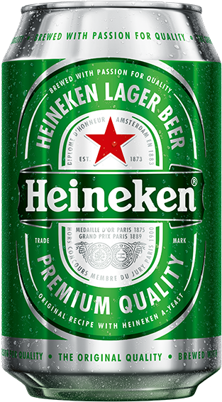 Heineken Cans 24 X 33cl - Heineken (652x1060), Png Download