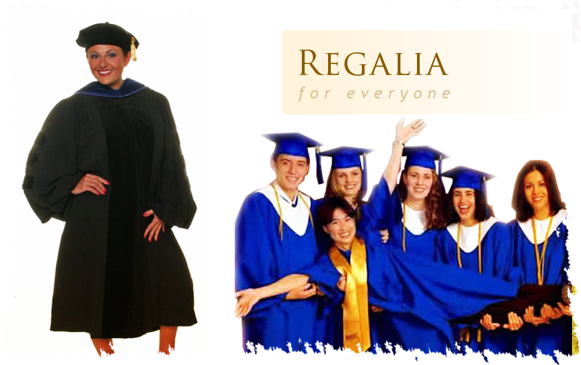 Academic Graduation Gowns - Regalia For Graduation (843x530), Png Download