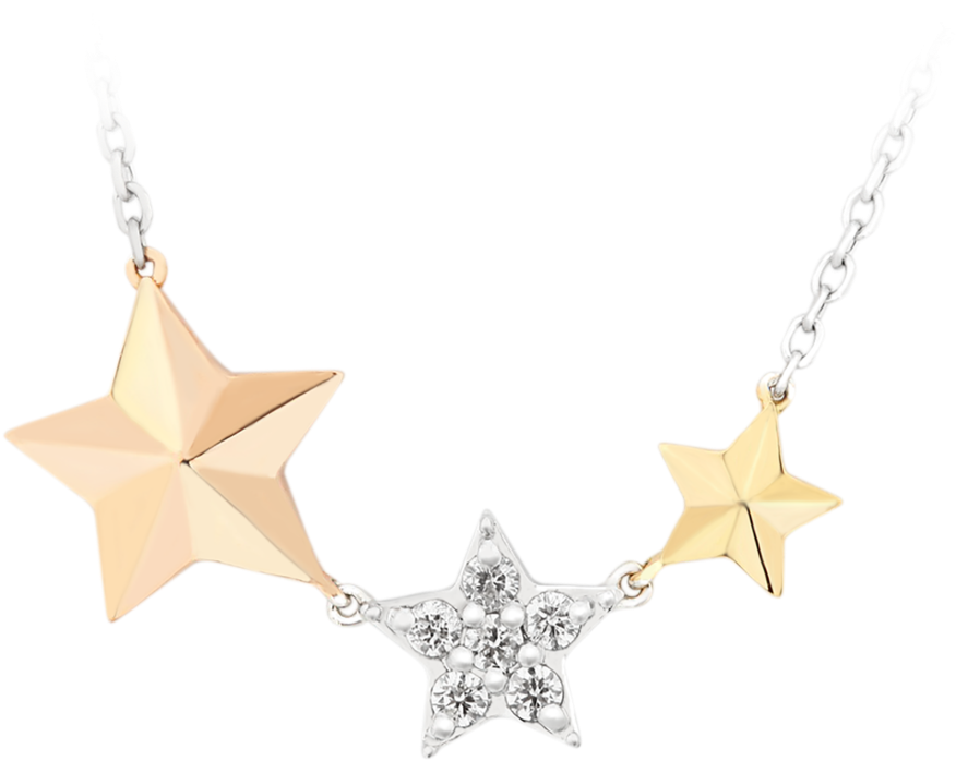Dangling Twinkle Star Diamond Chain Necklace - Earrings (1024x1024), Png Download
