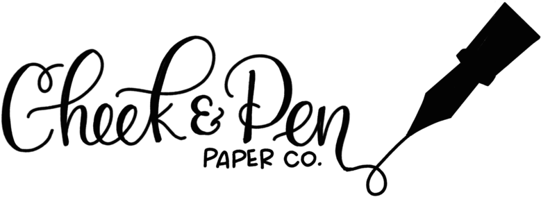 Cheek & Pen Paper Co - Calligraphy (800x400), Png Download