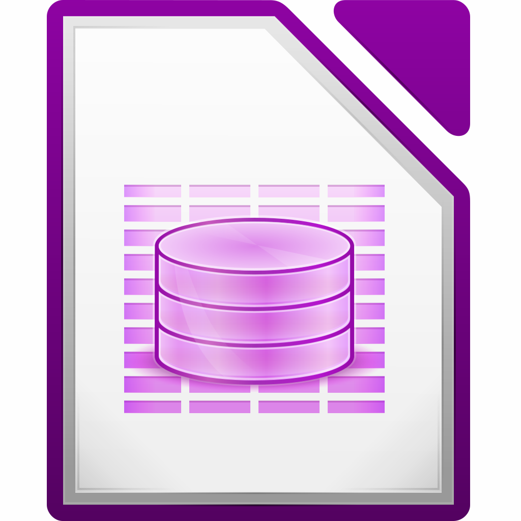 0 Base Icon - Base Libreoffice (1024x1024), Png Download