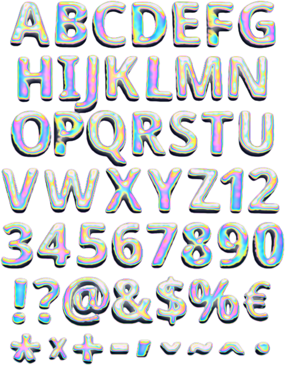 Soap Bubbles Alphabe (1024x1212), Png Download