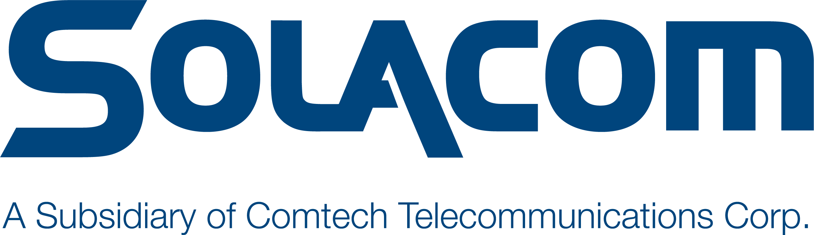Solacom, A Subsidiary Of Comtech Telecommunications - Graphic Design (2637x762), Png Download