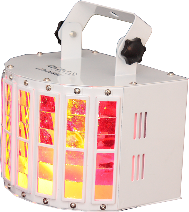 Mini Led Derby Light Effect White Housing - Efecto Led Derby (720x824), Png Download