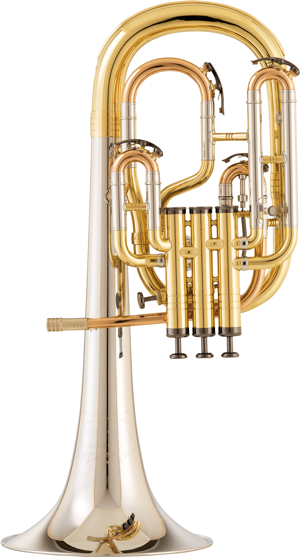 Bildarchiv Geneva Eb Althorn Cardinal Neusilber Schallstck - Tuba (1225x2000), Png Download