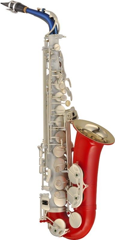 Patriotic Sax - Alto Saxophone Rainbow (398x800), Png Download