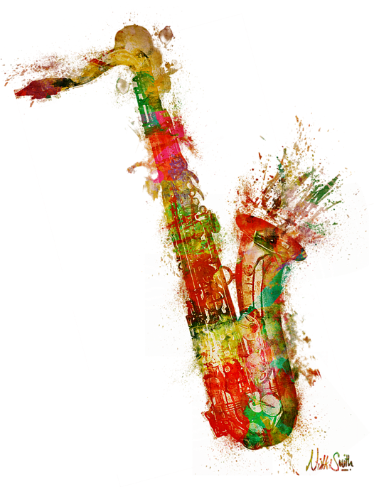 Click And Drag To Re-position The Image, If Desired - Tattoo Abstractos Saxofon (525x700), Png Download