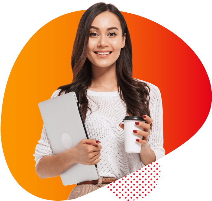 Working After Studying - Girl (701x773), Png Download