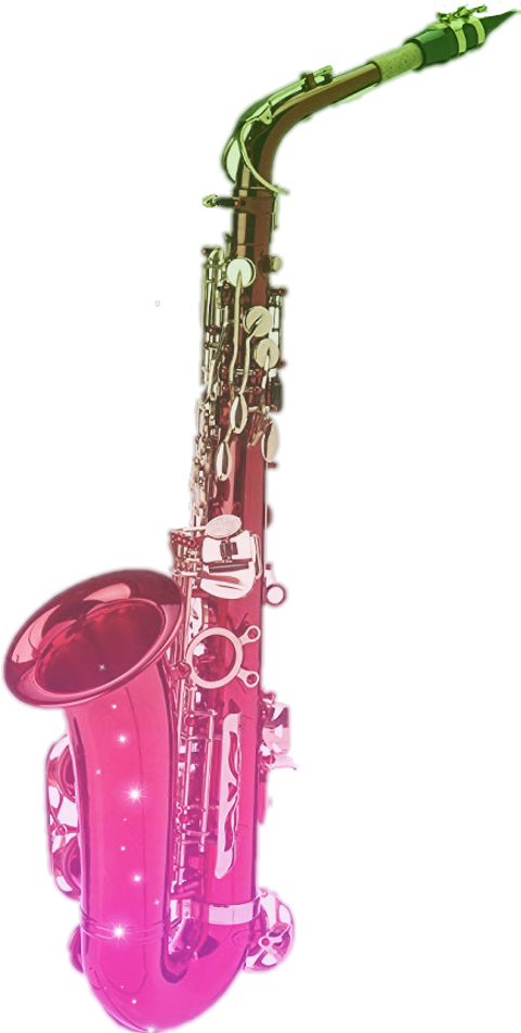 Saxofon Rojo (480x958), Png Download