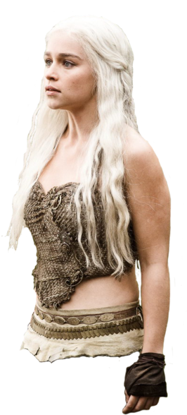 A Game Of Thrones Daenerys Targaryen Emilia Clarke - Daenerys Targaryen White Background (500x714), Png Download