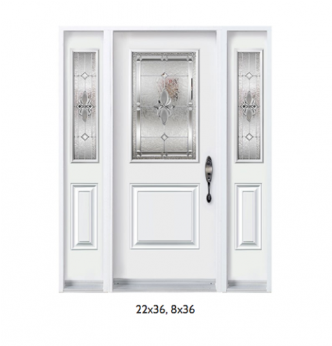 Cachet Door Glass (700x500), Png Download