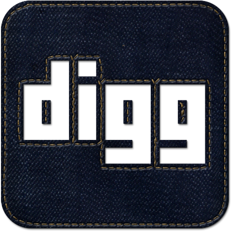 Logo, Digg, Denim, Social, Square, Jean Icon - Icon (600x600), Png Download