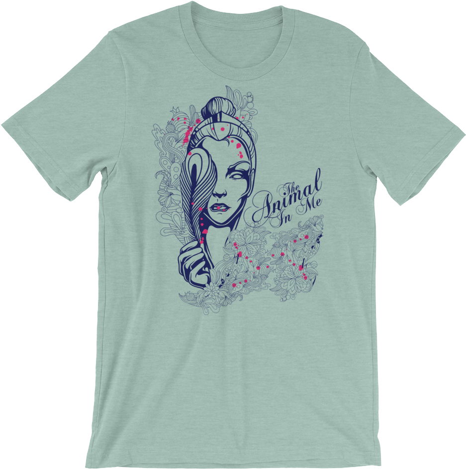 Quill Pen Tee - Shirt (1000x1000), Png Download