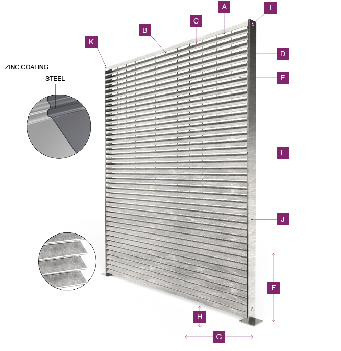 Eco Fence Detailed Photo - Vysočina (700x690), Png Download