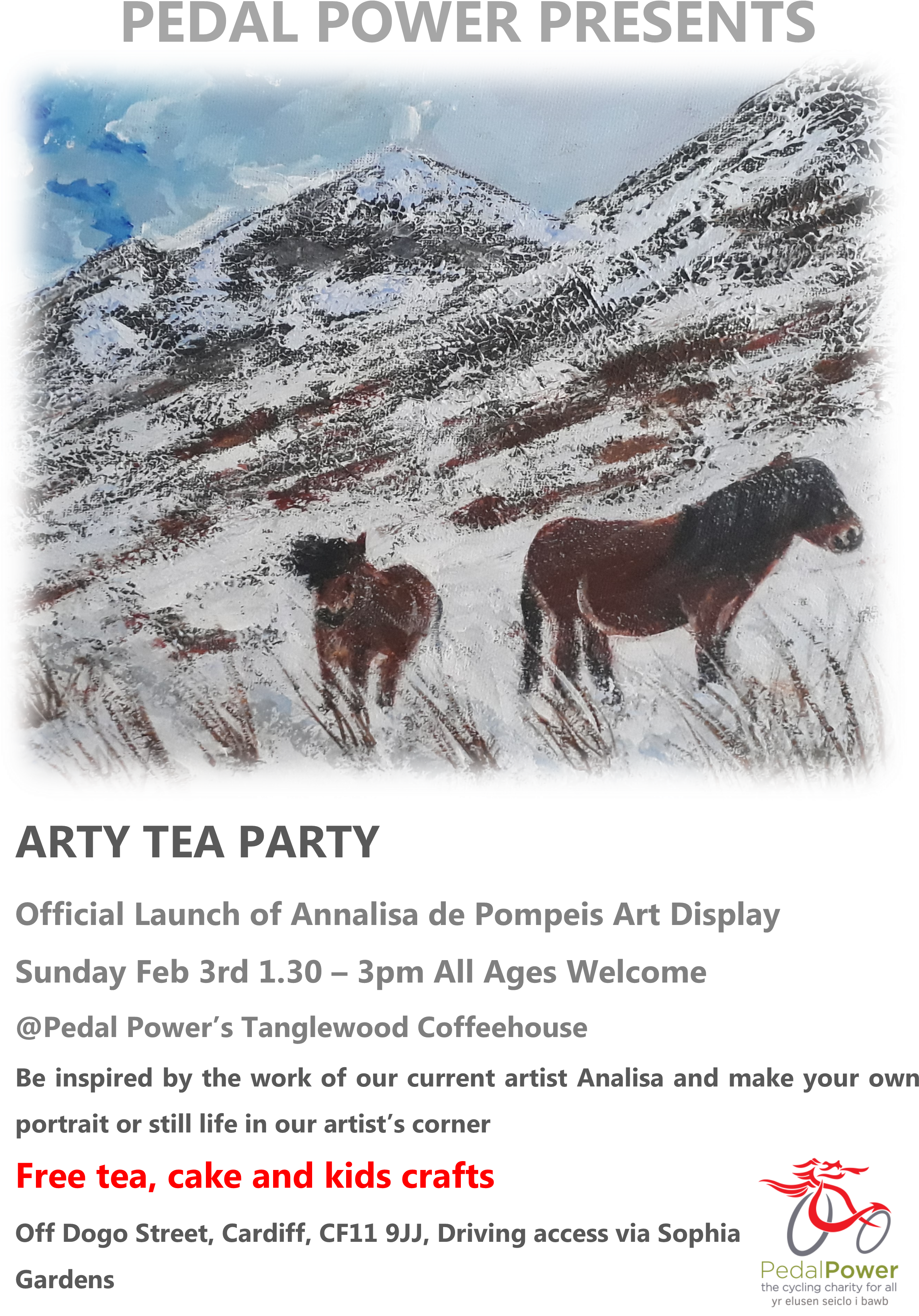 Pedal Power Cardiff (2395x3482), Png Download