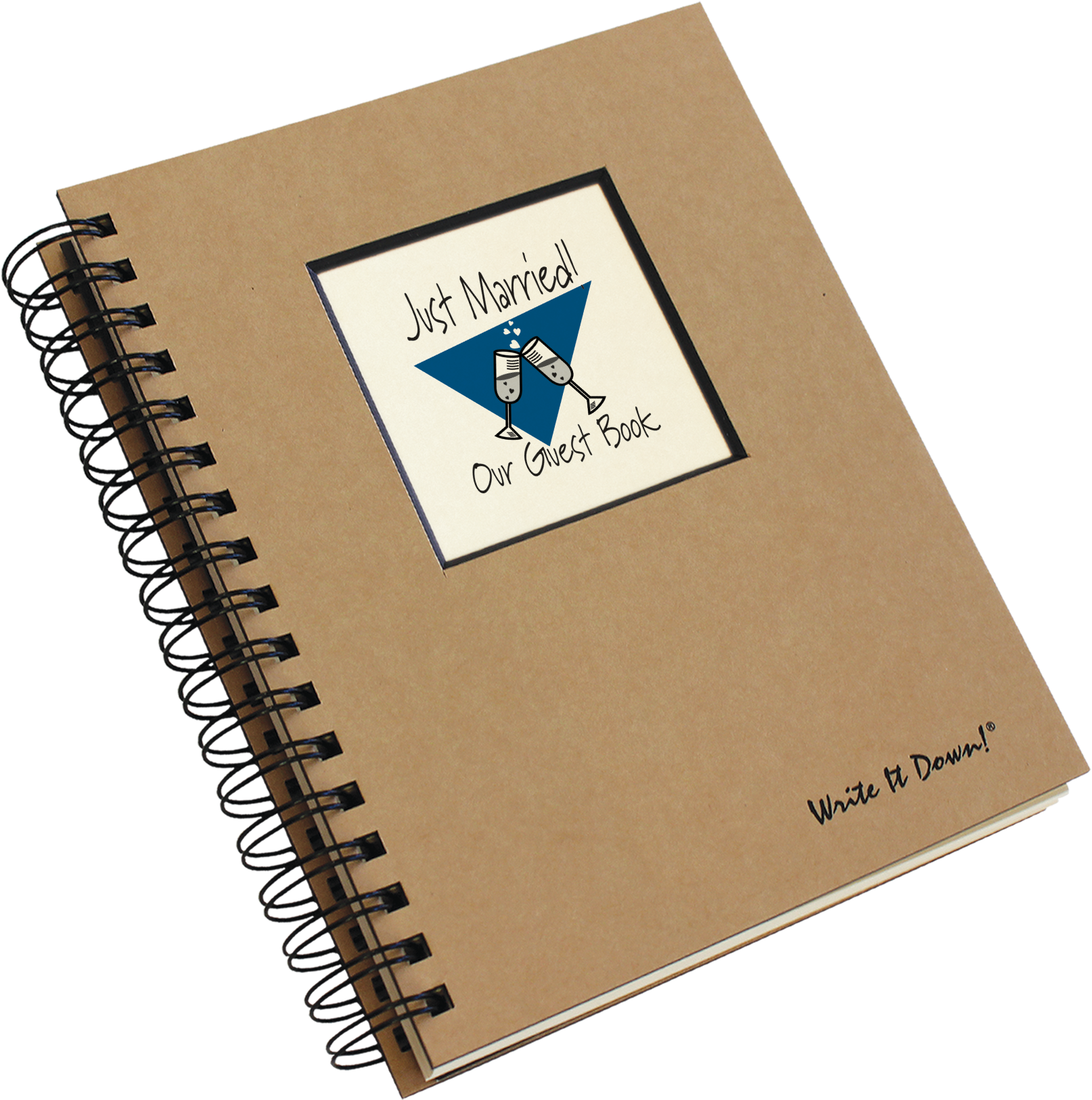 Just Married Our Guest Book - Readers Journal (1736x1736), Png Download